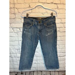 Old Navy Vintage Ultra Low Waist Capri Jeans 6 Regular